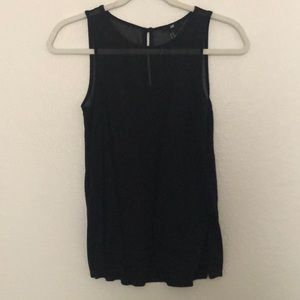 H&M Black Sleeveless Blouse